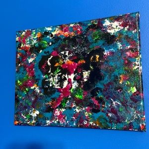 14x11 Rorschach Test Ink Blot Painting